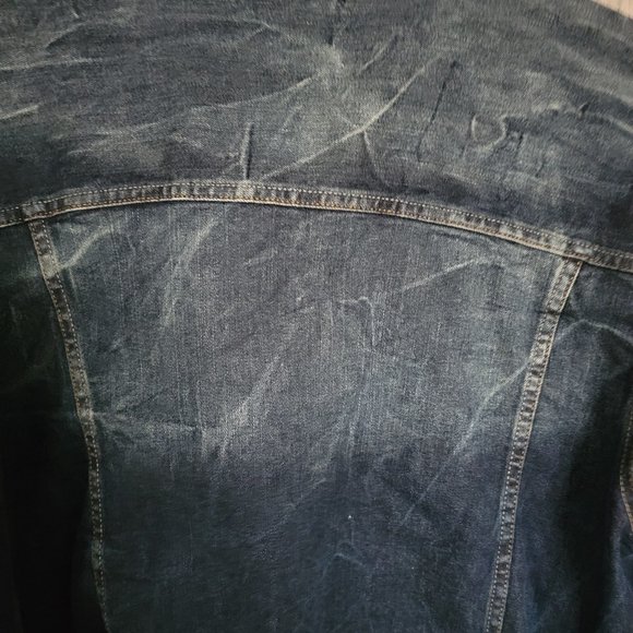 Just USA Distressed Denim Jacket 2X - Picture 8 of 13